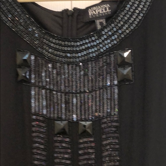Beaded Adrianna Papell Evening dress - Picture 4 of 9